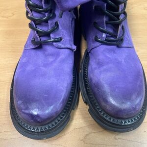 A.S.98 Airstep/Purple Combat/Italian leather/Chunky Sole